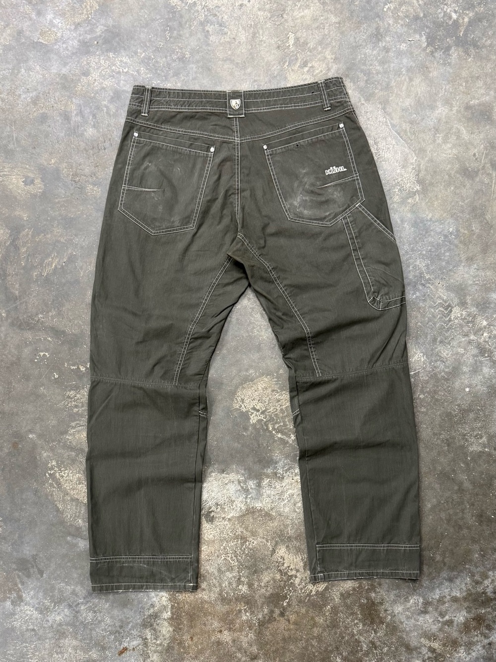 Kuhl Revolvr Vintage Patina Pants Men’s 34x32 Olive Hiking Gorpcore